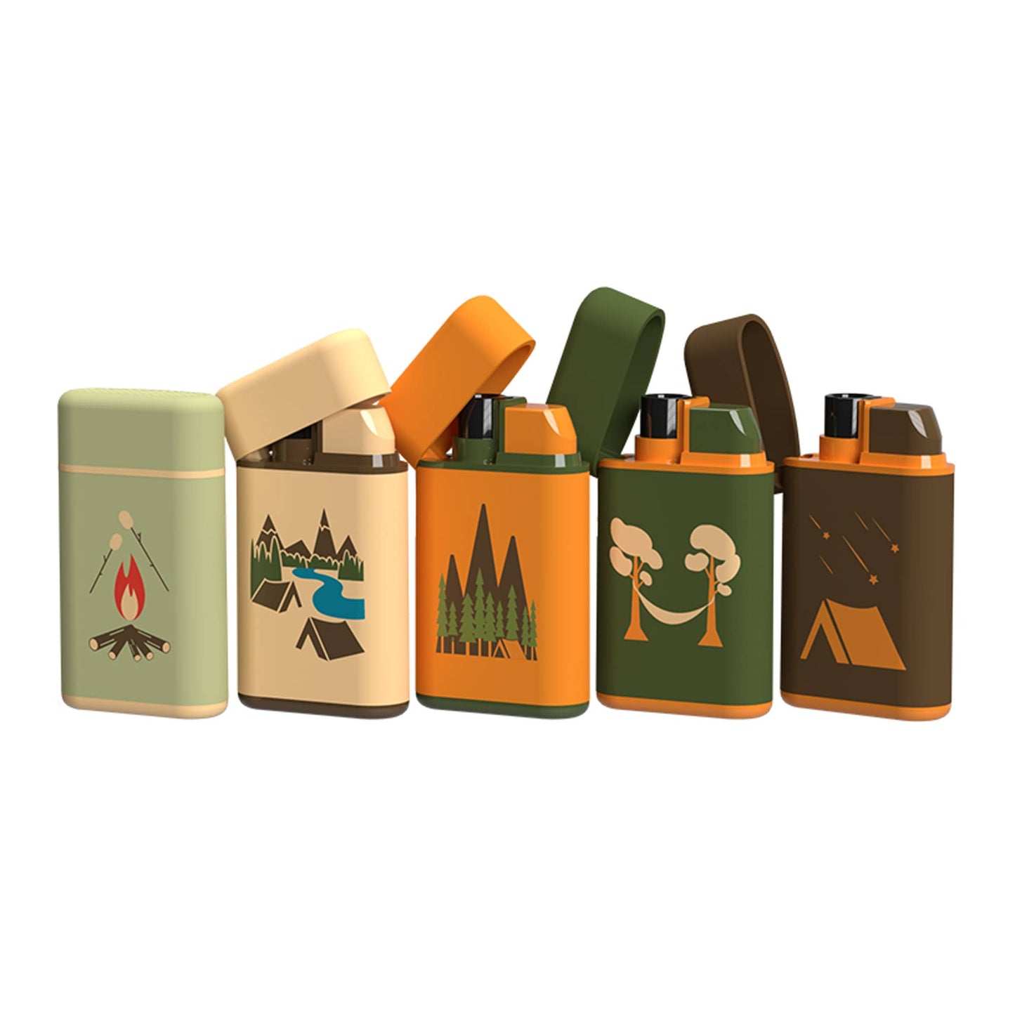 MK Lighter Outdoor Series, Camper Set, Torch Flame Lighter