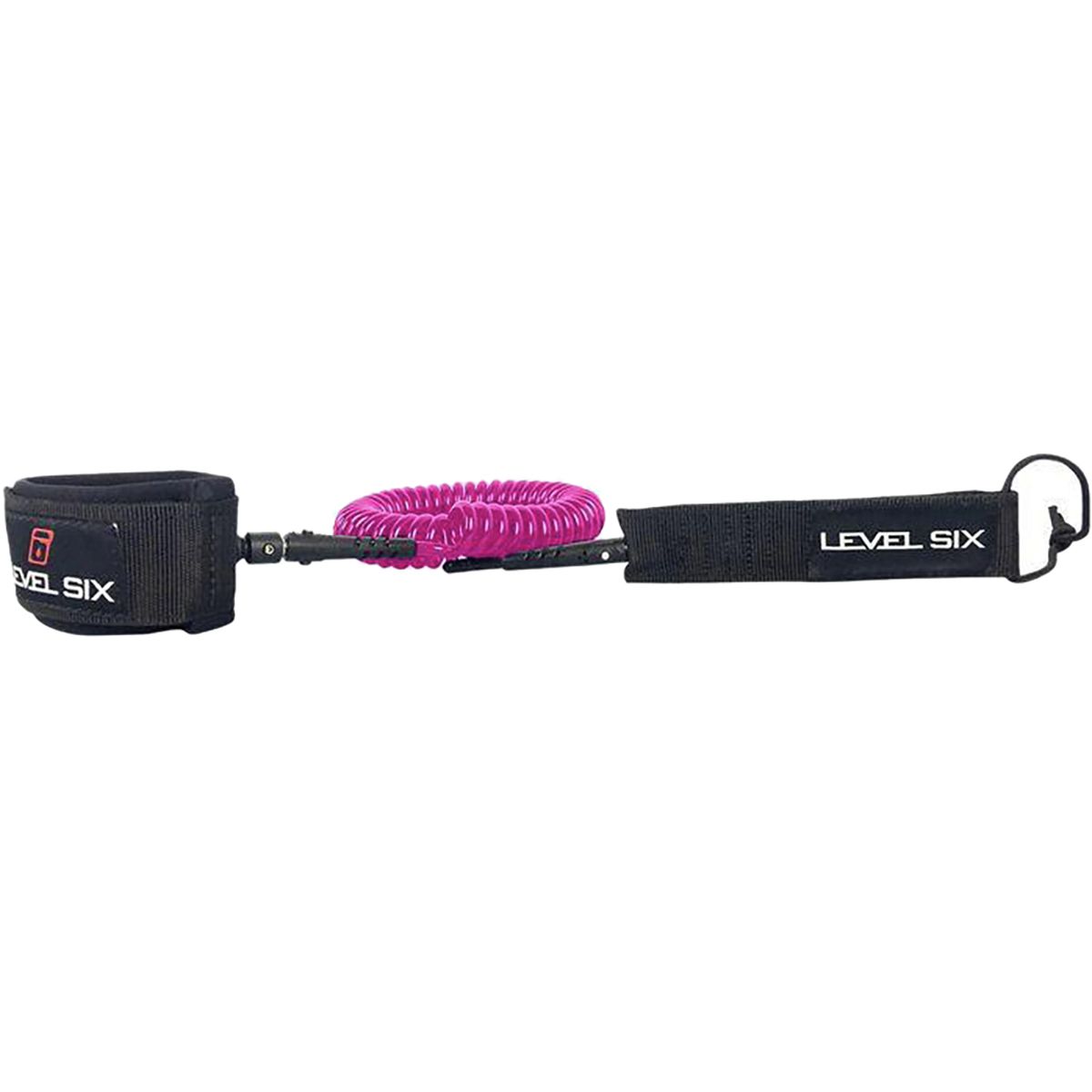 Coiled SUP Ankle Leash Pink