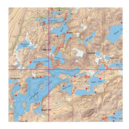 Map #8: Knife/Kekekabic Lake