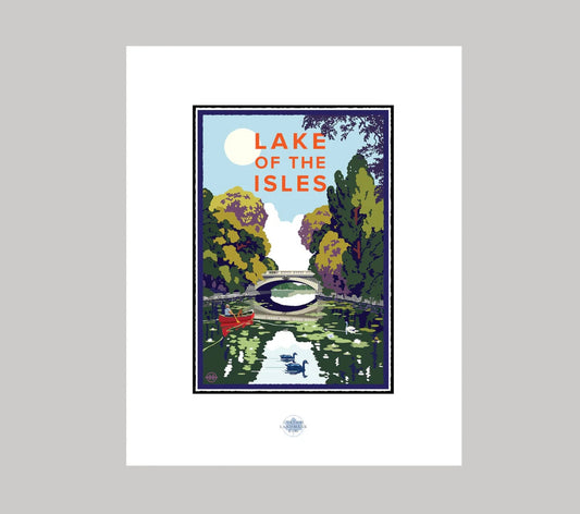 Lake of the Isles Channel || Minnesota Landmark Art Print