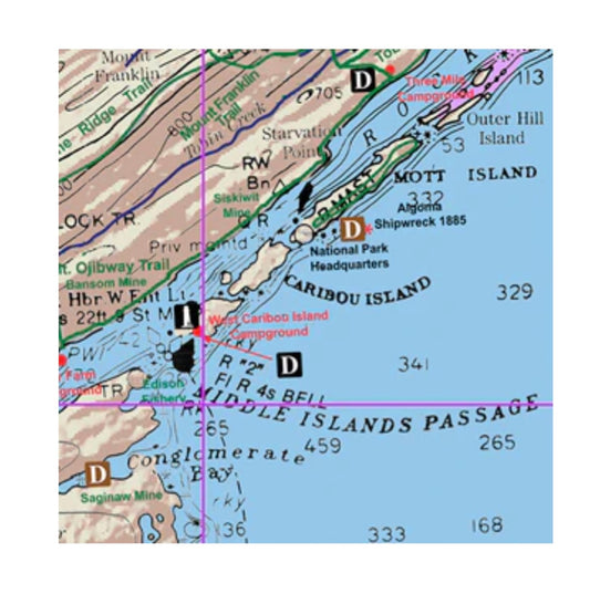 Map IRC: Isle Royale Central