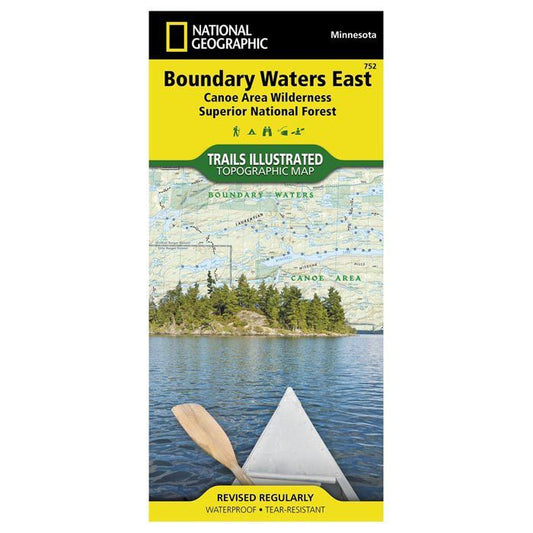 National Geographic - BWCA East Map