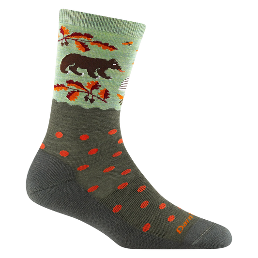 Darn Tough Women's Wild Life Crew Lightweight Lifestyle Sock