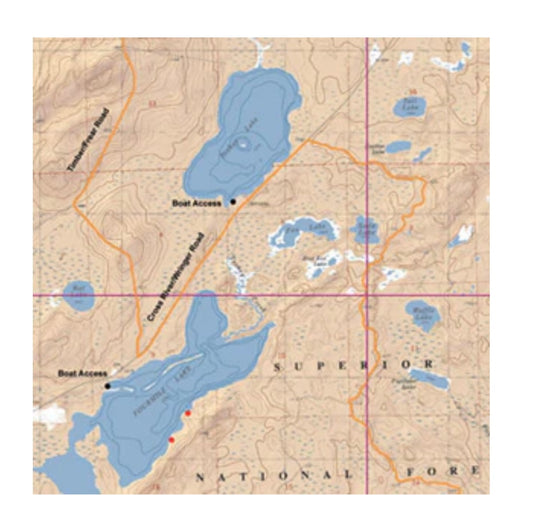 Map #204: Dumbell Lake