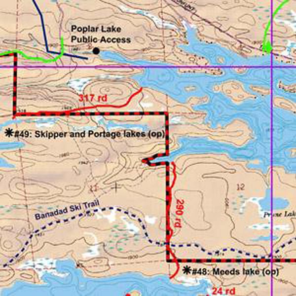 Map #4: Gunflint Lake