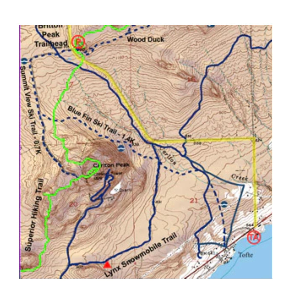 Map #102: Lutsen/Tofte