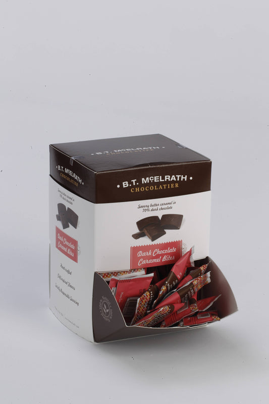 Dark Chocolate Caramel Bites - 90pc. Gravity Feed Box