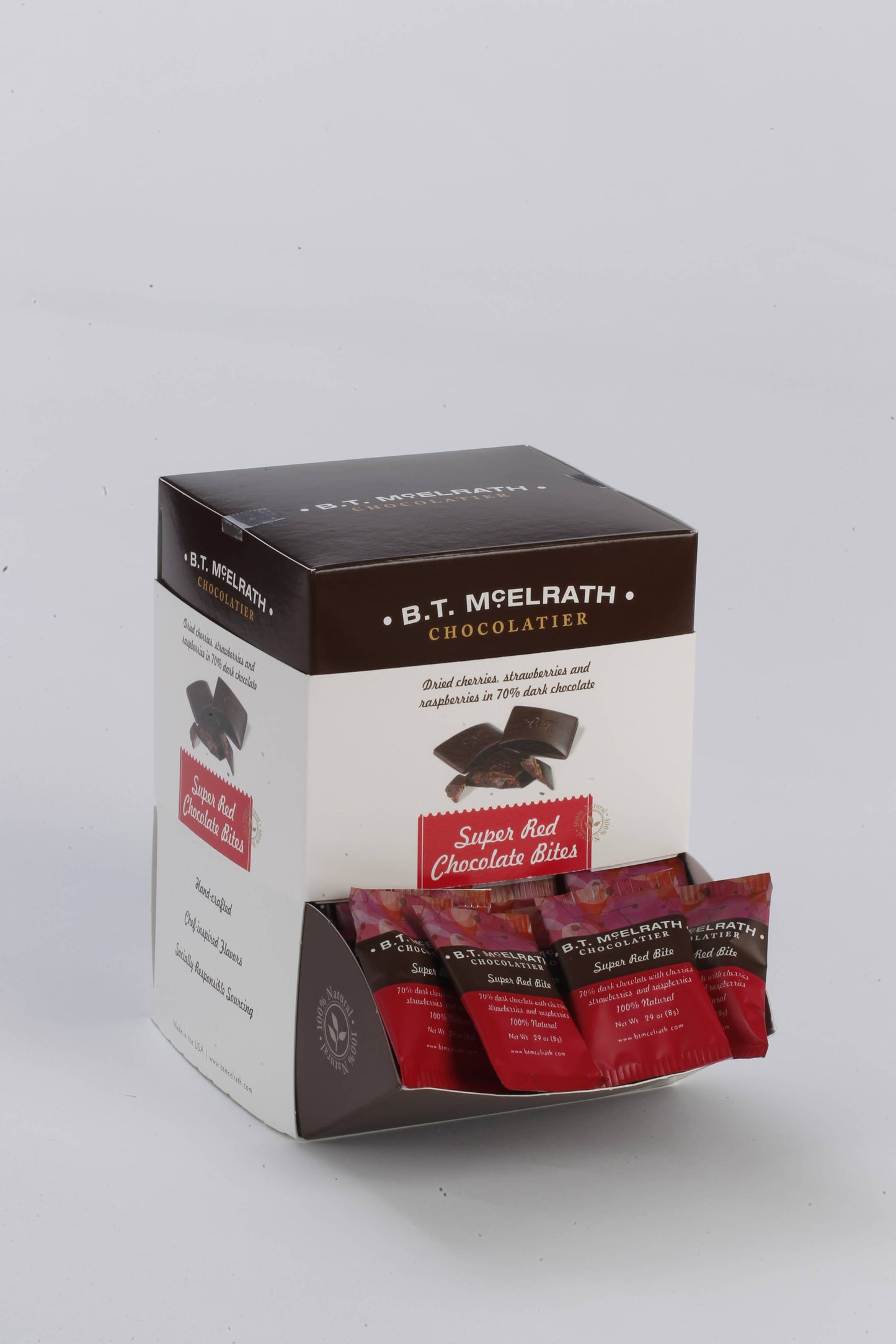 Super Red Chocolate Bites - 90pc. Gravity Feed Box