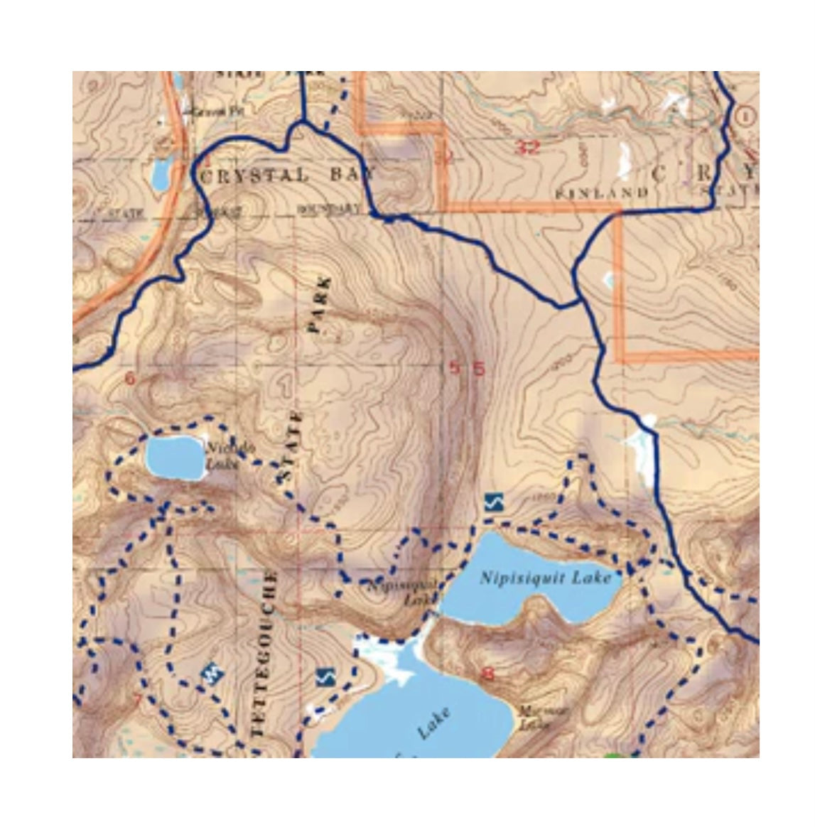 Map #104: Beaver Bay/Tettegouche