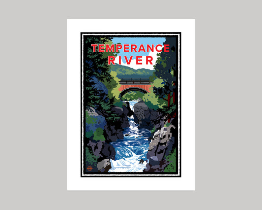 Temperance River in the Summer || Minnesota Landmark Art Print