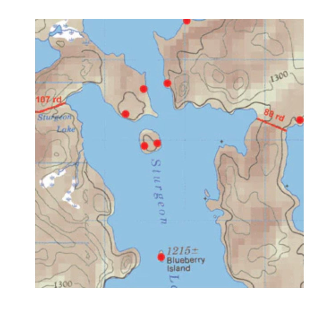 Map #43: Russell Lake