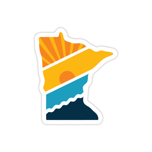 Minnesota Sunrise Sticker