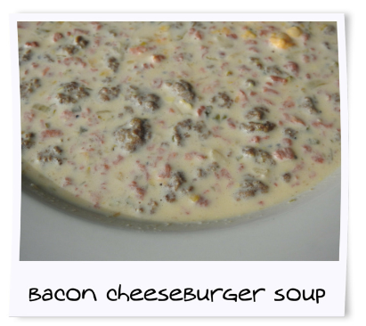 Bacon Cheeseburger Soup 2