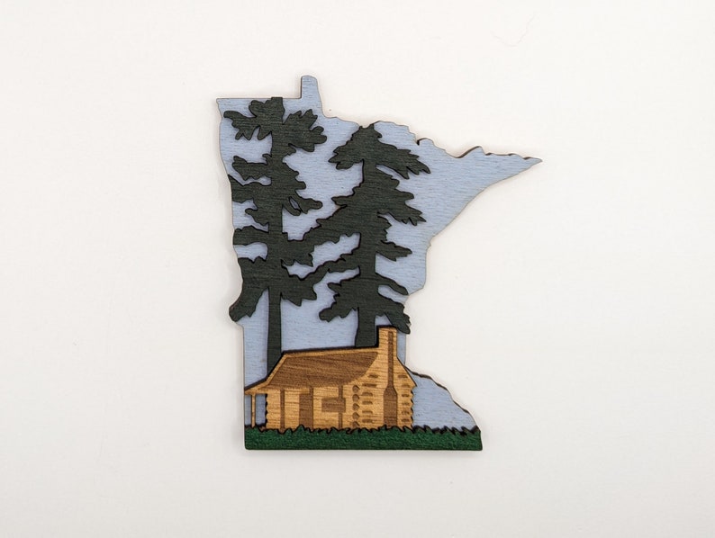 Minnesota Shaped Magnets & Ornaments