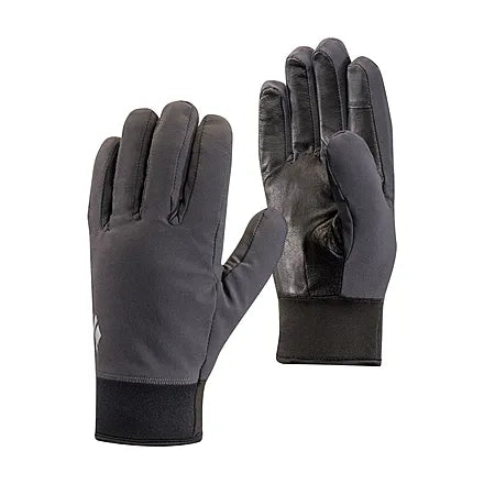 Black Diamond Midweight Softshell Gloves Smoke