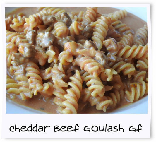 Cheddar Beef Goulash GF, 2 Servings