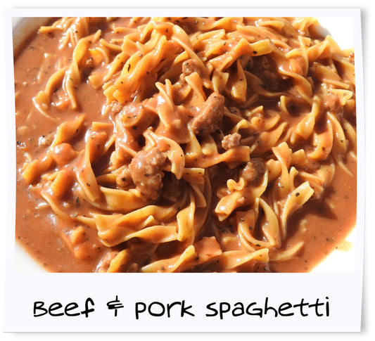 Beef and Pork Spaghetti 2