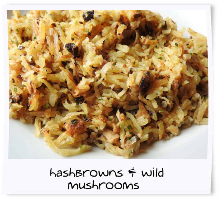 Hashbrowns with Wild Mushrooms 2