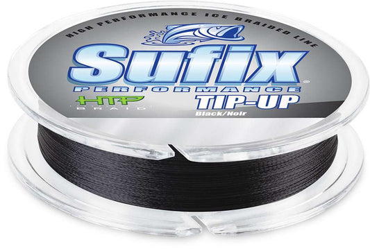 Sufix Performance Tip Up Ice Braid - 50yds - Black - 20lb