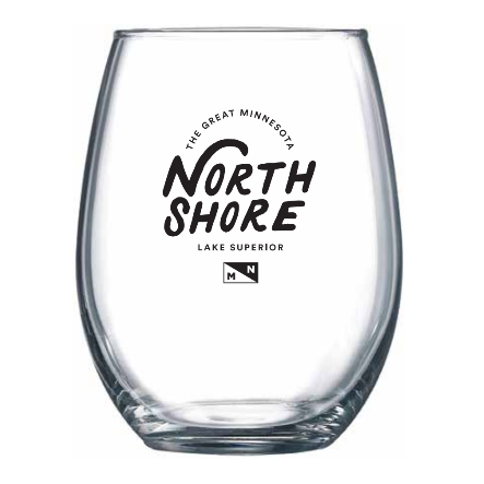 North Shore Wine Glass || Minnesota Made Gifts