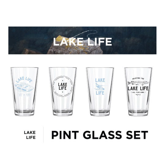 Lake Life Pint Glass Set - Northern Glasses Pint Glass